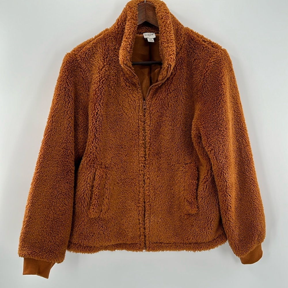 J. Crew Teddy Bomber Jacket, size XS